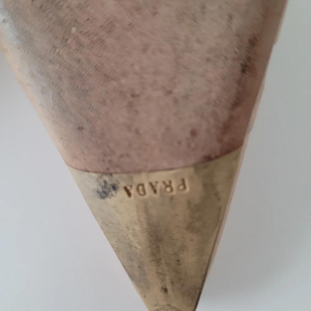 Prada Nude Heel Shoe Neiman Marcus - Picture 15 of 17